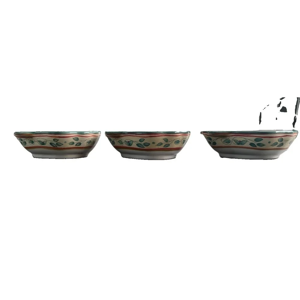 Vintage Pfaltzgraff French Quarter Shell Shaped Stoneware Dishes - Set of 3